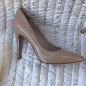 Beige pumps